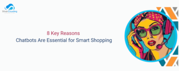 Image of a chatbot assisting a shopper online, highlighting the benefits of chatbots for personalized, efficient, and smart shopping experiences.